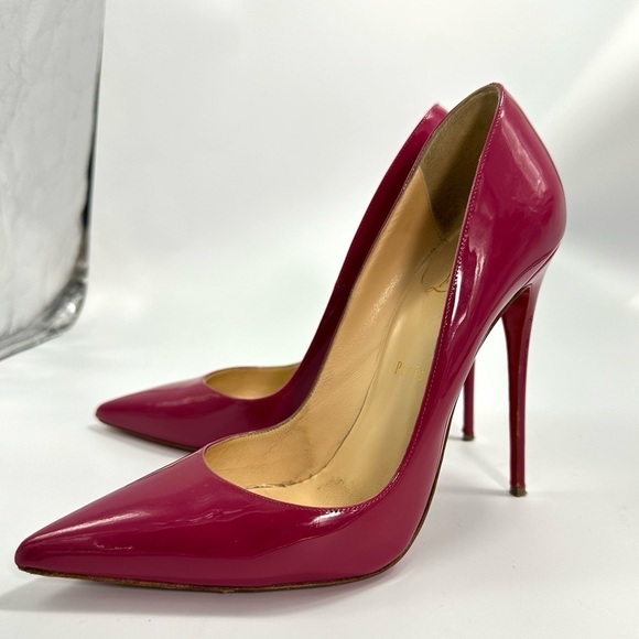 christian louboutin so kate heels in fuchsia size 10.5 - Picture 1 of 13
